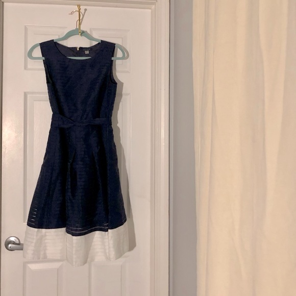 Tommy Hilfiger Dresses & Skirts - Tommy Hilfiger Illusion Stripe Fit-and-Flare Dress